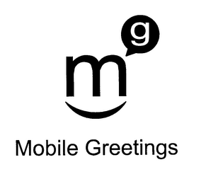 M G MOBILE GREETINGS logo