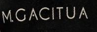 M. GACITUA logo