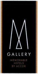 M GALLERY MEMORABLE HOTELS BY ACCOR logo