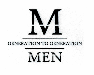 M GENERATION TO GENERATION MEN logo