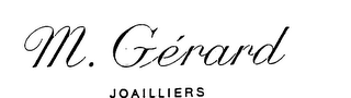 M. GERARD JOAILLIERS logo