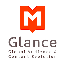 M GLANCE GLOBAL AUDIENCE & CONTENT EVOLUTION logo