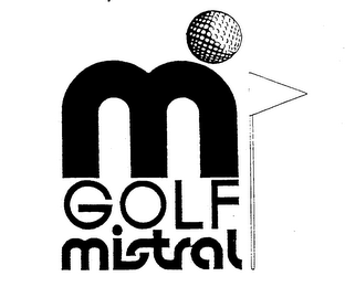 M GOLF MISTRAL logo