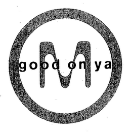M GOOD ON YA logo
