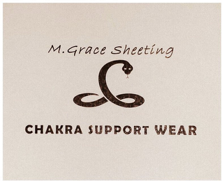 M. GRACE SHEETING CHAKRA SUPPORT WEAR logo