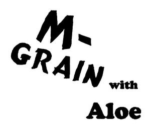 M - GRAIN WITH ALOE logo