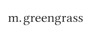 M. GREENGRASS logo