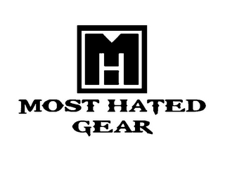 M H MOST HATED GEAR logo