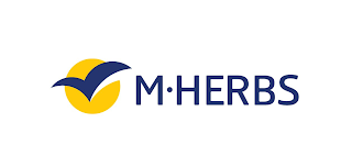 M HERBS logo