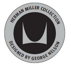 M HERMAN MILLER COLLECTION DESIGNED BY GEORGE NELSON logo