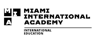 M I A MIAMI INTERNATIONAL ACADEMY INTERNATIONAL EDUCATION logo