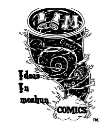 !!M IDEAS IN MOSHUN COMICS logo
