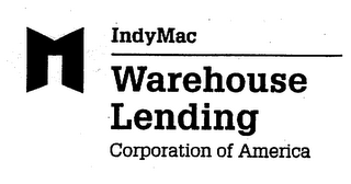 M INDYMAC WAREHOUSE LENDING CORPORATIONOF AMERICA logo