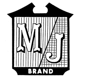 M J BRAND logo