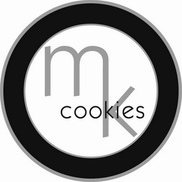 M K COOKIES logo