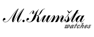 M. KUMSTA WATCHES logo