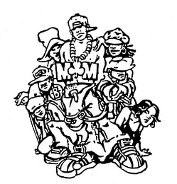 M M logo
