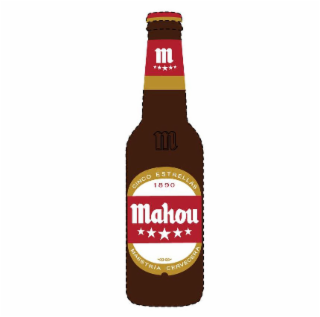 M M CINCO ESTRELLAS 1890 MAHOU MAESTRÍA CERVECERA logo