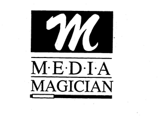 M M-E-D-I-A MAGICIAN logo