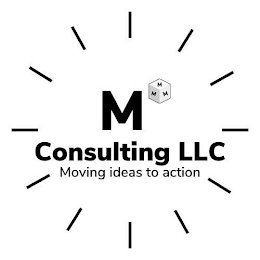M M M M  CONSULTING LLC MOVING IDEAS TO ACTION logo