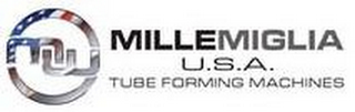 M M MILLEMIGLIA U.S.A. TUBE FORMING MACHINES logo