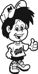 M M MOORES logo