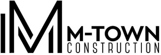 M M-TOWN CONSTRUCTION logo