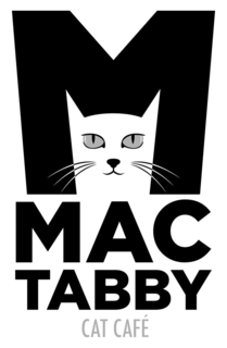 M MAC TABBY CAT CAFÉ logo