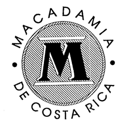 M MACADAMIA DE COSTA RICA logo