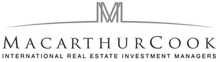 M MACARTHURCOOK INTERNATIONAL REAL ESTATE INVESTMENT MANAGERS logo