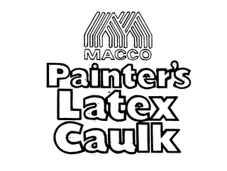 M MACCO PAINTERS LATEX CAULK logo