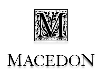 M MACEDON logo