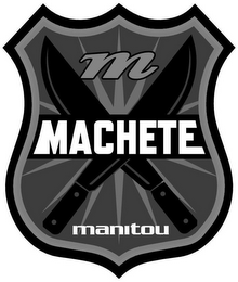 M MACHETE MANITOU logo