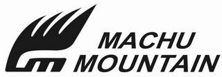 M MACHU MOUNTAIN logo