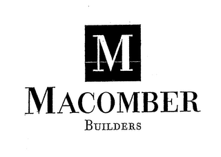 M MACOMBER BUILDERS logo