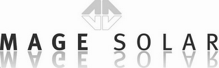 M MAGE SOLAR logo