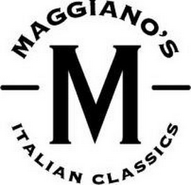 M MAGGIANO'S ITALIAN CLASSICS logo