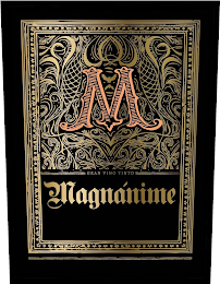 M MAGNANIME GRAN VINO TINTO logo