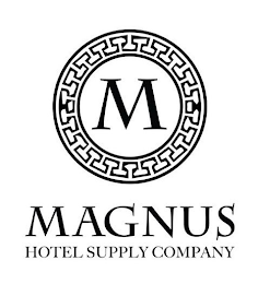 M MAGNUS HOTEL SUPPLY COMPANY logo
