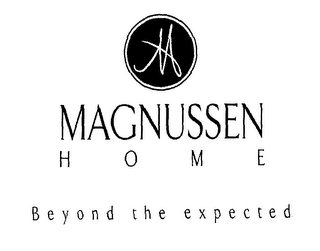 M MAGNUSSEN HOME BEYOND THE EXPECTED logo