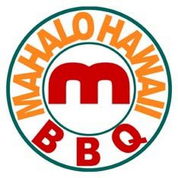 M MAHALO HAWAII BBQ logo