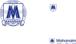 M MAHANAIM CHALLENGE CHANGE COHESION 2007 logo