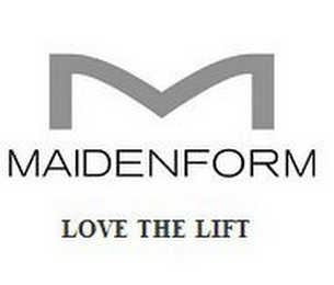 M MAIDENFORM LOVE THE LIFT logo