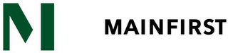 M MAINFIRST logo