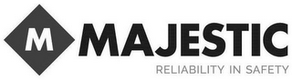 M MAJESTIC RELIABILITY IN SAFETY logo