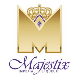 M MAJESTIX IMPERIAL LIQUEUR logo