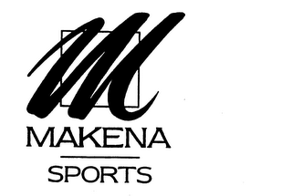 M MAKENA SPORTS logo