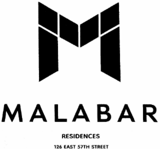 M MALABAR RESIDENCES 126 EAST 57TH STREET logo