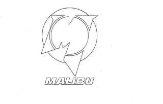 M MALIBU logo
