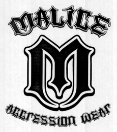 M MALICE AGGRESSION WEAR logo